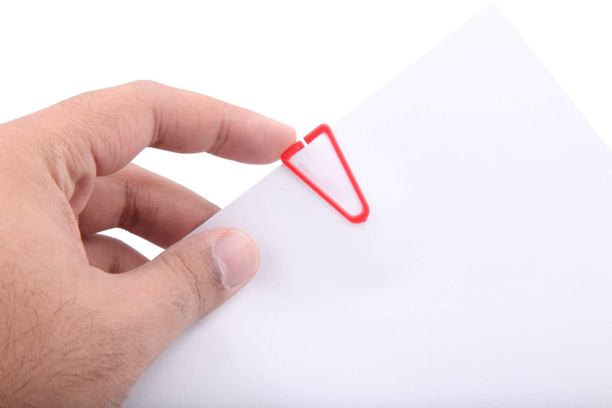 Large Plastiklips-RED-LP-0620-Qty 1200-6 boxes of 200