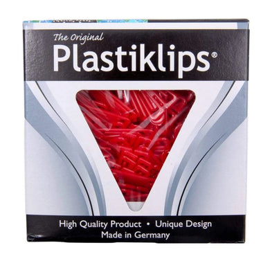 Medium Plastiklips-RED-LP-0320-Qty 3000-6 boxes of 500