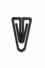 Large Plastiklips-BLACK-LP-0611-Qty 1200-6 boxes of 200